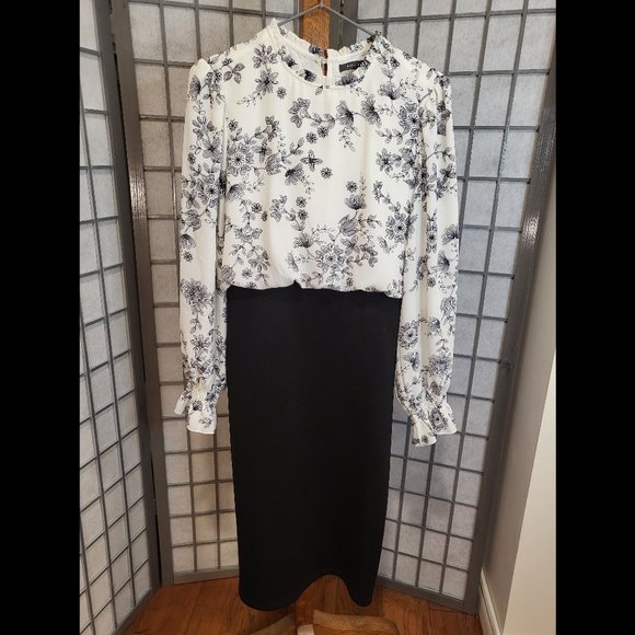 Suzy Shier long sleeve pencil dress - Picture 1 of 5